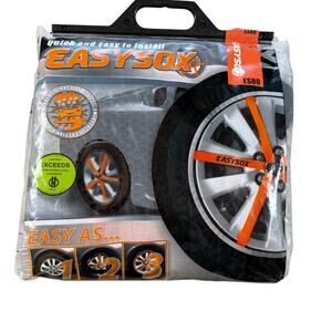 Easysox ES80 Tire Socks Emergency Traction Device Snow Chain Alternative Winter